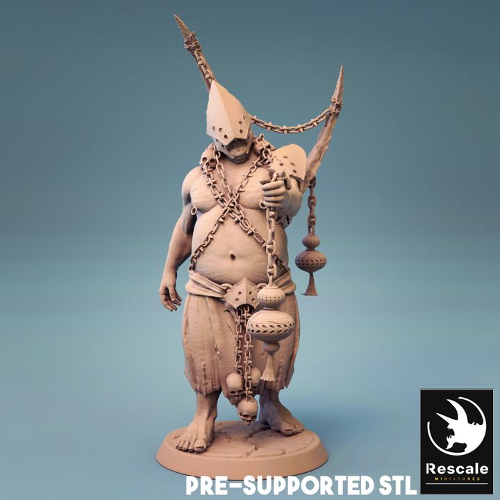 Pestilence Sons Fiend Commander | Medium | Rescale Miniatures | D&D DnD Pathfinder Miniature