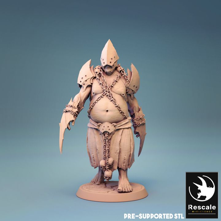 Pestilence Sons Fiend Commander | Medium | Rescale Miniatures | D&D DnD Pathfinder Miniature