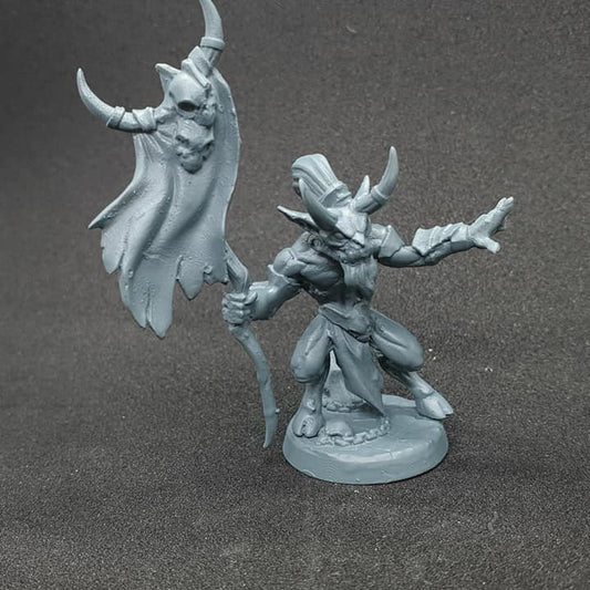 Imp Demon Banner Bearer | Medium | Artisan Guild | D&D DnD Pathfinder Miniature