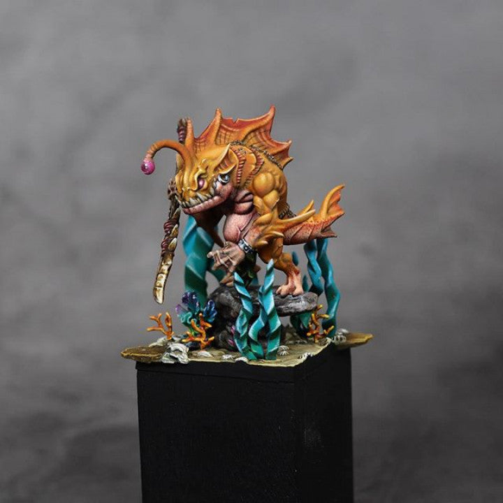 Jurakin Hero Amphibious Sorcerer | Medium | Artisan Guild | D&D DnD Pathfinder Miniature