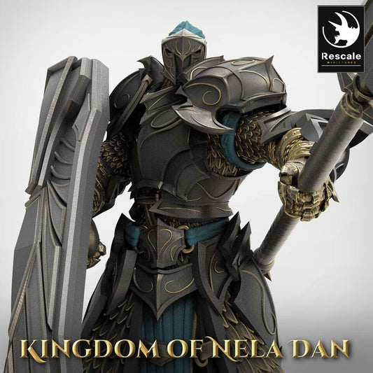 Pretorian Guard Warrior Miniature | Medium | Rescale Miniatures | D&D DnD Pathfinder Miniature