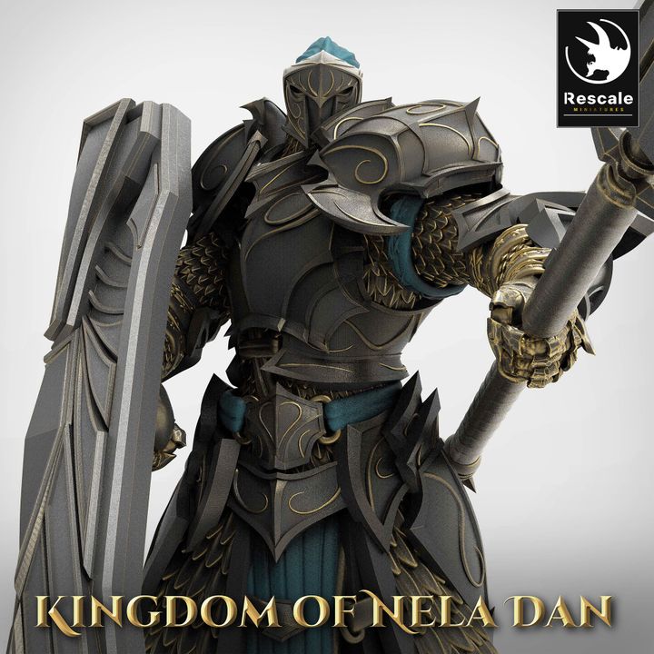 Collection Elf Warrior Elven Armor | Medium | Rescale Miniatures | D&D DnD Pathfinder Miniature