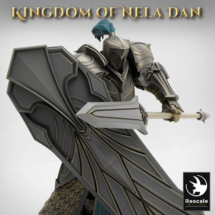 Collection Elf Warrior Elven Armor | Medium | Rescale Miniatures | D&D DnD Pathfinder Miniature