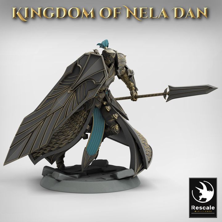 Elite Guard Warrior Fighter Humanoids | Medium | Rescale Miniatures | D&D DnD Pathfinder Miniature