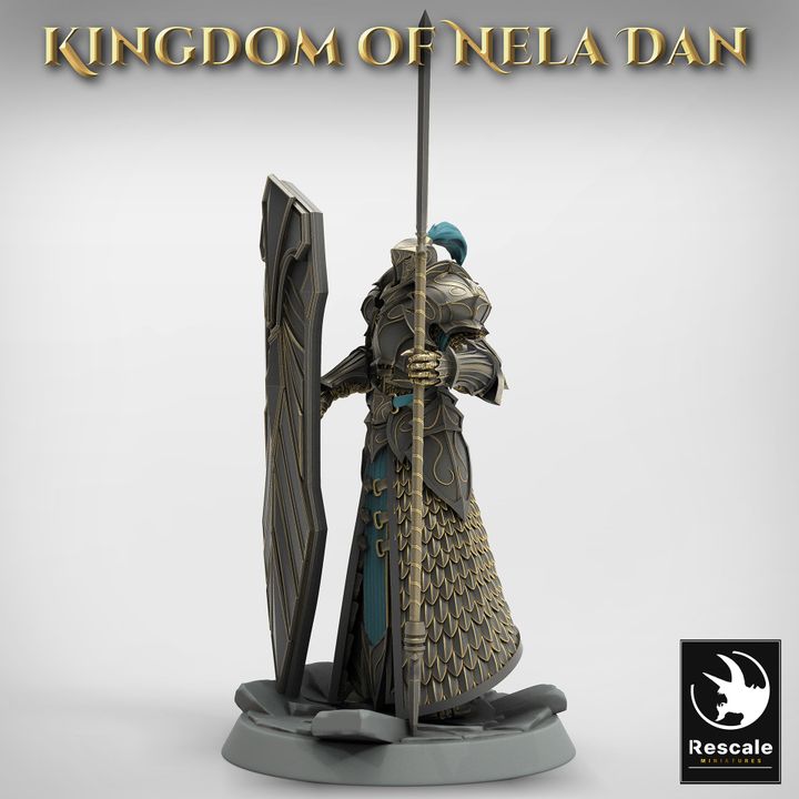 Pretorian Guard Soldier Fighter Miniature | Medium | Rescale Miniatures | D&D DnD Pathfinder Miniature