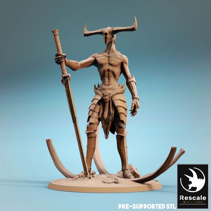 Praetorian Guard Soldier Humanoid Fighter | Medium | Rescale Miniatures | D&D DnD Pathfinder Miniature