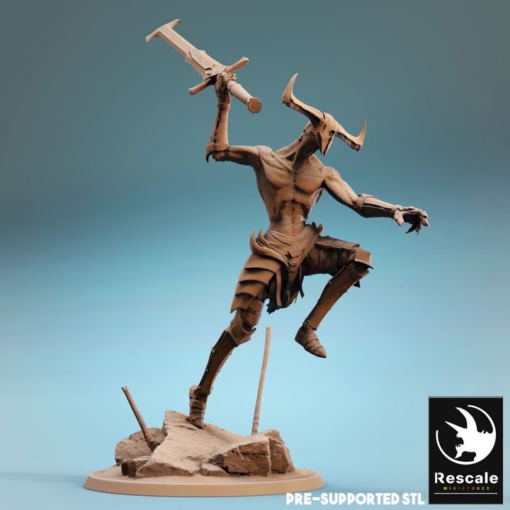 Praetorian Guard Soldier Humanoid Fighter | Medium | Rescale Miniatures | D&D DnD Pathfinder Miniature