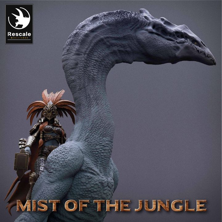 Collection Wyvern Rider Fighter Wyvern Miniature | Medium | Rescale Miniatures | D&D DnD Pathfinder Miniature