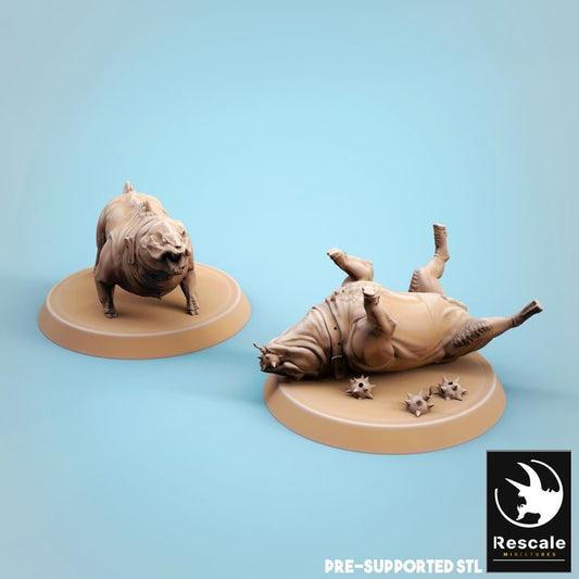 Infernum Puppy - Alert (50mm Base)