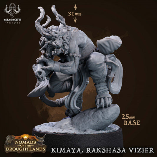 Kimaya, Rakshasa Vizir - Crouching (25mm Base)