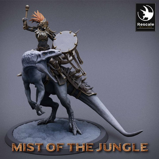 Collection Raptor Mounts Warriors Beasts | Large | Rescale Miniatures | D&D DnD Pathfinder Miniature