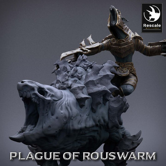 Rat Rider Stare Rogue - Mounted (50mm Base)
