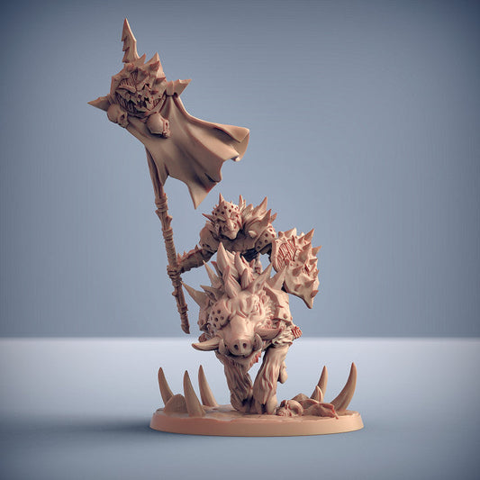 Hobgoblin Warrior Razorbeast Rider | Large | Artisan Guild | D&D DnD Pathfinder Miniature