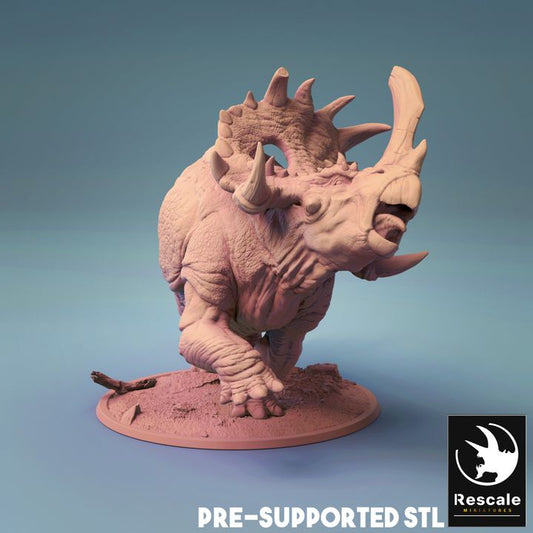 Sinoceratops - Roaring (50mm Base)