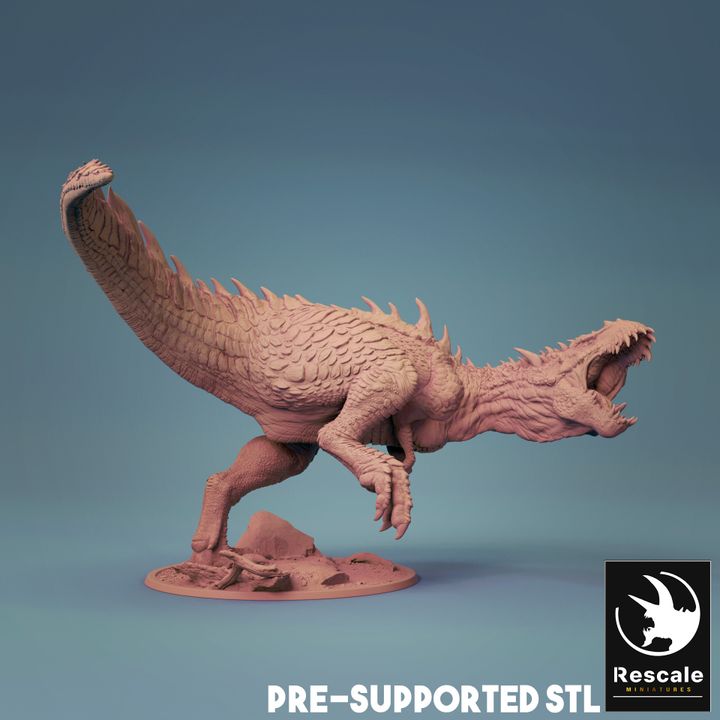 Predator Rex - Roaring (75mm Base)