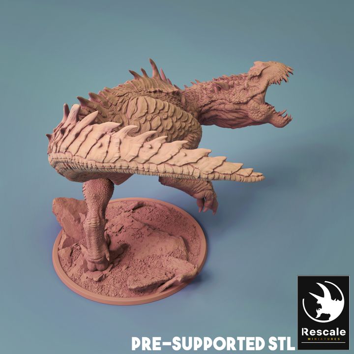 Predator Rex - Roaring (75mm Base)