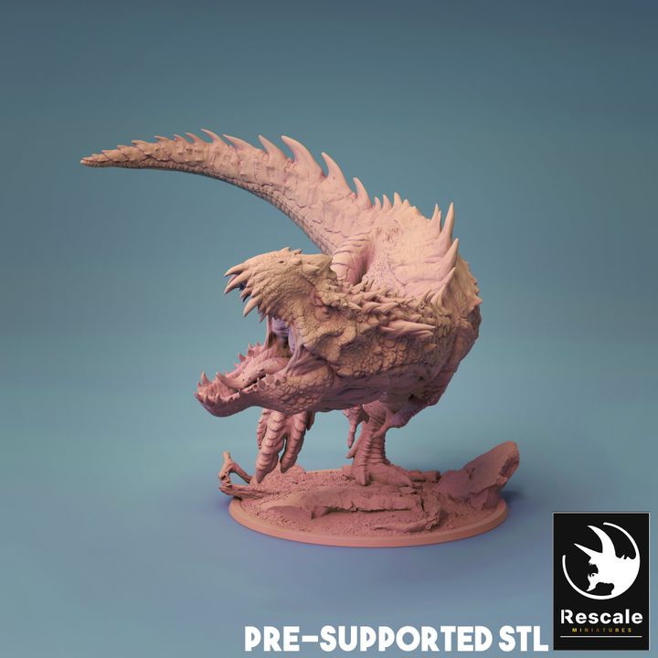 Predator Rex - Roaring (75mm Base)