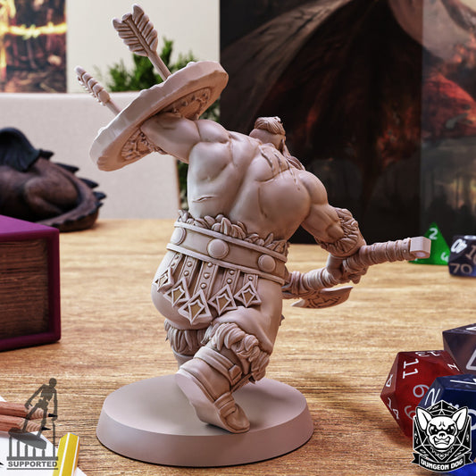 Dwarf Barbarian - Stalwart (25mm Base)
