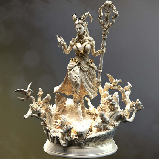Fey-touched Faun Goddess - Regal (25mm Base)