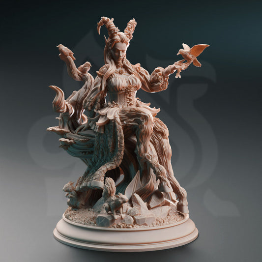 Mother of the Fey Faun Goddess - Seated (25mm Base)