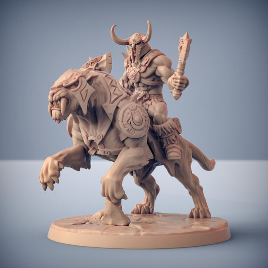 Smilodon Raider - Sword (50mm Base)