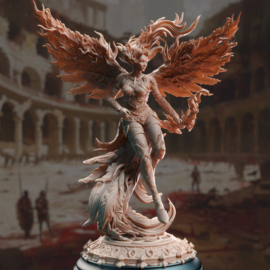 Phoenix Elf Ranger Miniature | Medium | DM Stash | D&D DnD Pathfinder Miniature