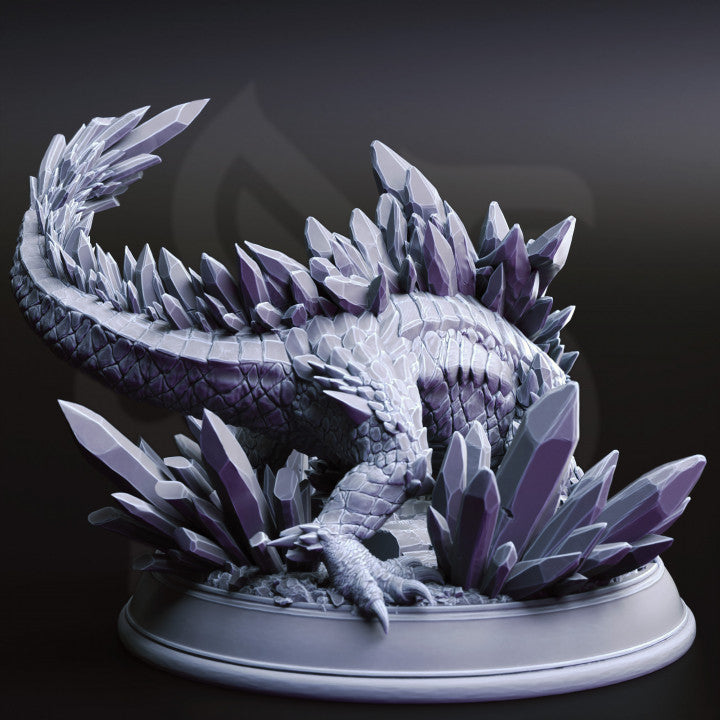 Crystal Lizard Monstrosities Beasts | Large | DM Stash | D&D DnD Pathfinder Miniature