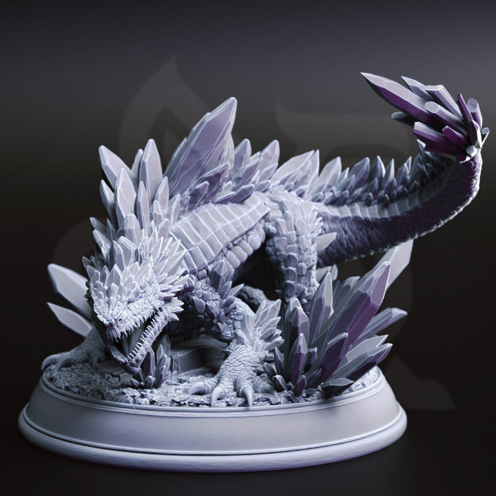 Crystal Lizard Monstrosities Beasts | Large | DM Stash | D&D DnD Pathfinder Miniature