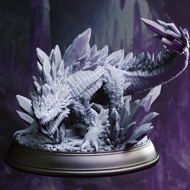 Crystal Lizard Monstrosities Beasts | Large | DM Stash | D&D DnD Pathfinder Miniature