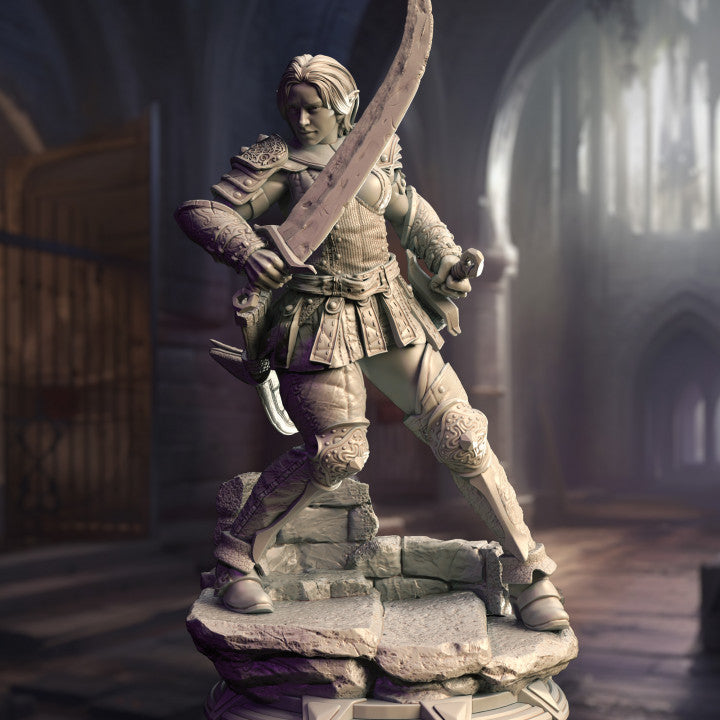 Elven Rogue Espionage Stealth | Medium | DM Stash | D&D DnD Pathfinder Miniature