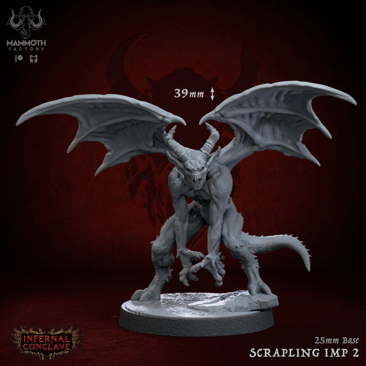 Scrapling Imps Fiendish Miniatures | Medium | Mammoth Factory | D&D DnD Pathfinder Miniature