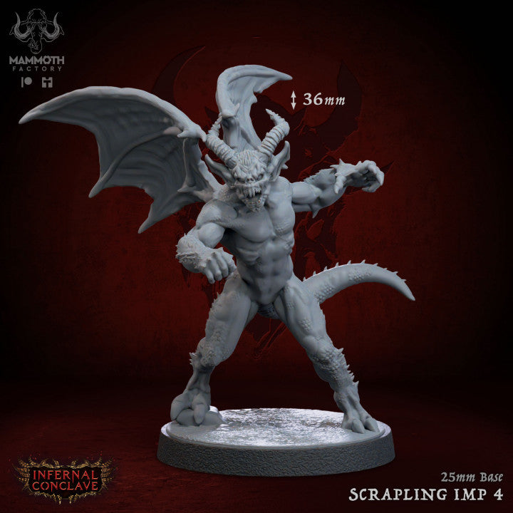 Scrapling Imps Fiendish Miniatures | Medium | Mammoth Factory | D&D DnD Pathfinder Miniature