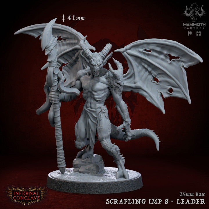 Scrapling Imp Leader Fiend Devils | Medium | Mammoth Factory | D&D DnD Pathfinder Miniature
