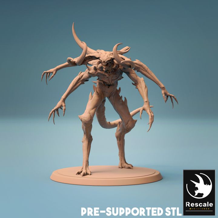Tormentor Demon Fiends Chaos | Large | Rescale Miniatures | D&D DnD Pathfinder Miniature