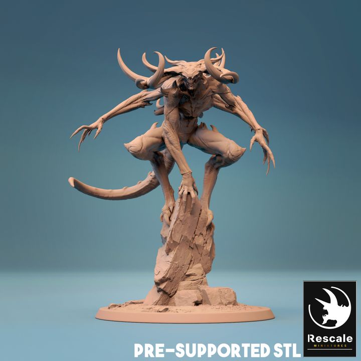 Tormentor Demon Fiends Chaos | Large | Rescale Miniatures | D&D DnD Pathfinder Miniature