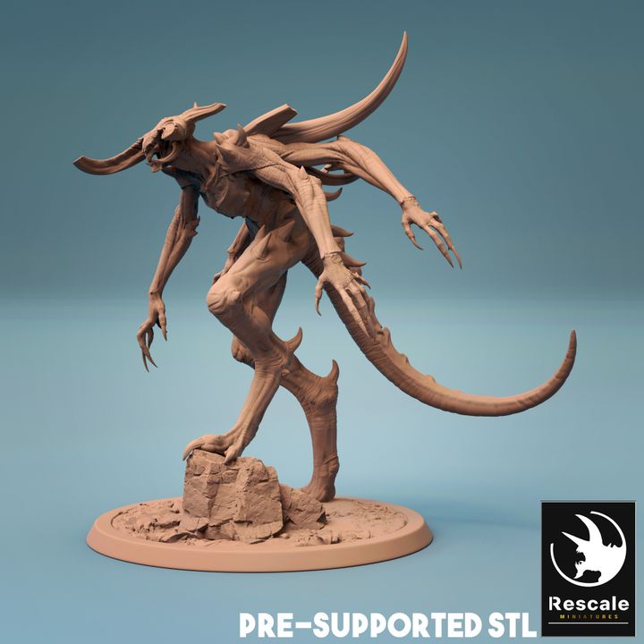 Tormentor Demon Fiends Chaos | Large | Rescale Miniatures | D&D DnD Pathfinder Miniature