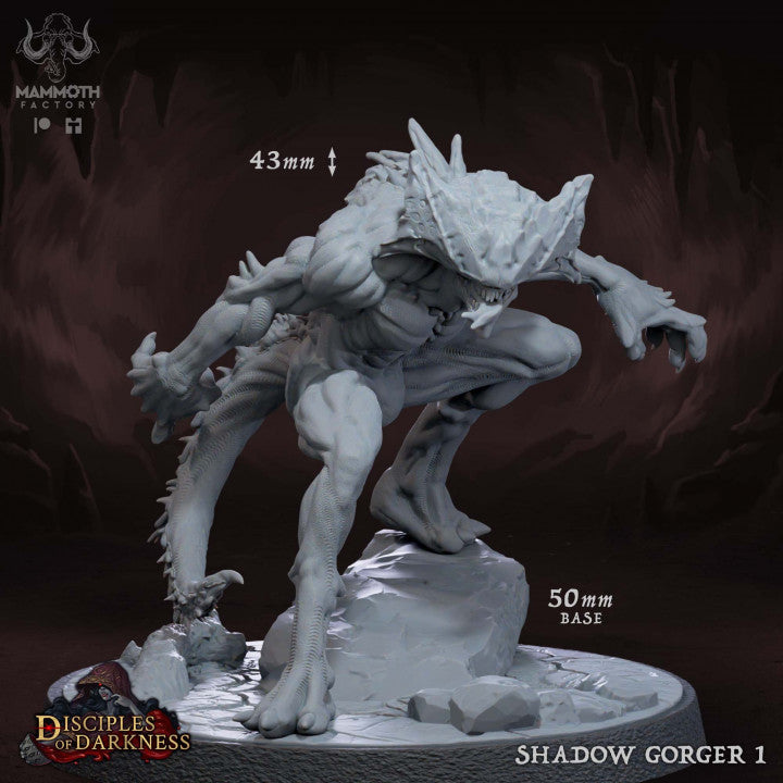 Shadow Fiend Predator Stealth | Large | Mammoth Factory | D&D DnD Pathfinder Miniature