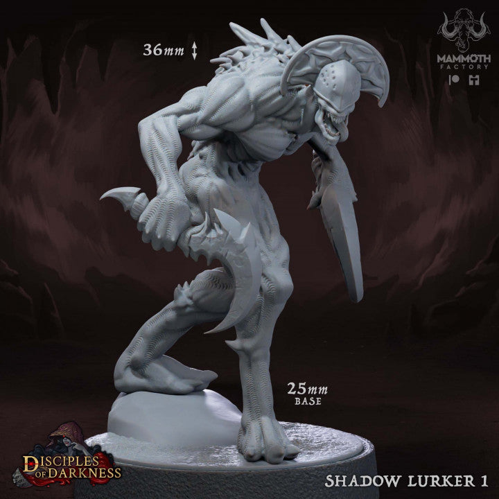 Shadow Lurker Stealth Rogue Ambush | Medium | Mammoth Factory | D&D DnD Pathfinder Miniature