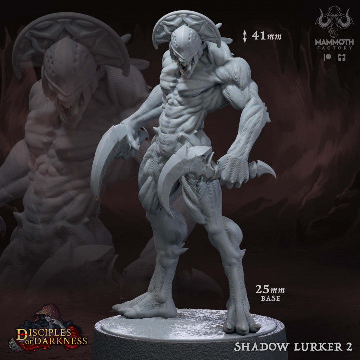 Shadow Lurker Stealth Rogue Ambush | Medium | Mammoth Factory | D&D DnD Pathfinder Miniature