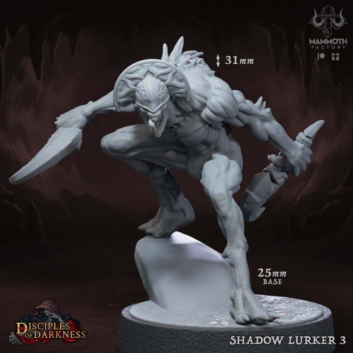 Shadow Lurker Stealth Rogue Ambush | Medium | Mammoth Factory | D&D DnD Pathfinder Miniature