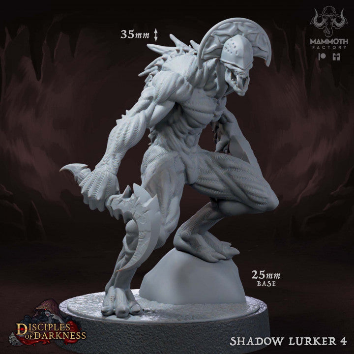 Shadow Lurker Stealth Rogue Ambush | Medium | Mammoth Factory | D&D DnD Pathfinder Miniature