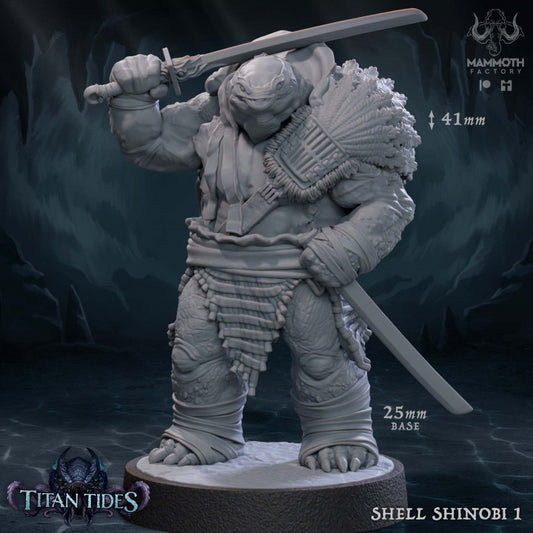 Shell Shinobi - Warrior (25mm Base)