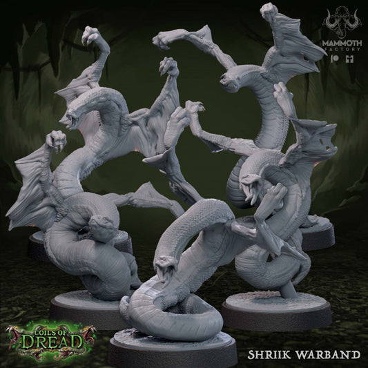 Serpentine Monstrosity Agility Shriiik | Medium | Mammoth Factory | D&D DnD Pathfinder Miniature
