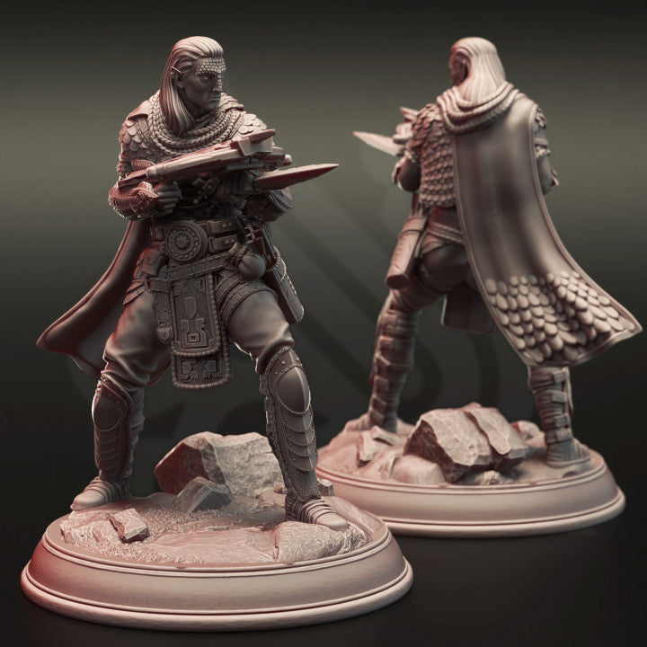 Yuan Ti Rogue Assassin Stealth | Medium | DM Stash | D&D DnD Pathfinder Miniature