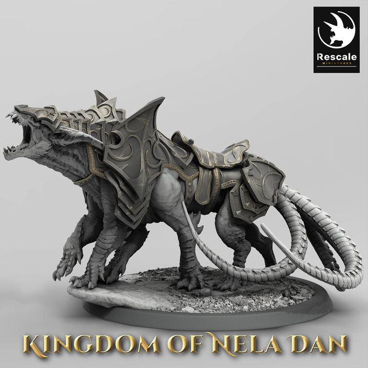 Collection Adaptive Wild Creature Armor | Large | Rescale Miniatures | D&D DnD Pathfinder Miniature