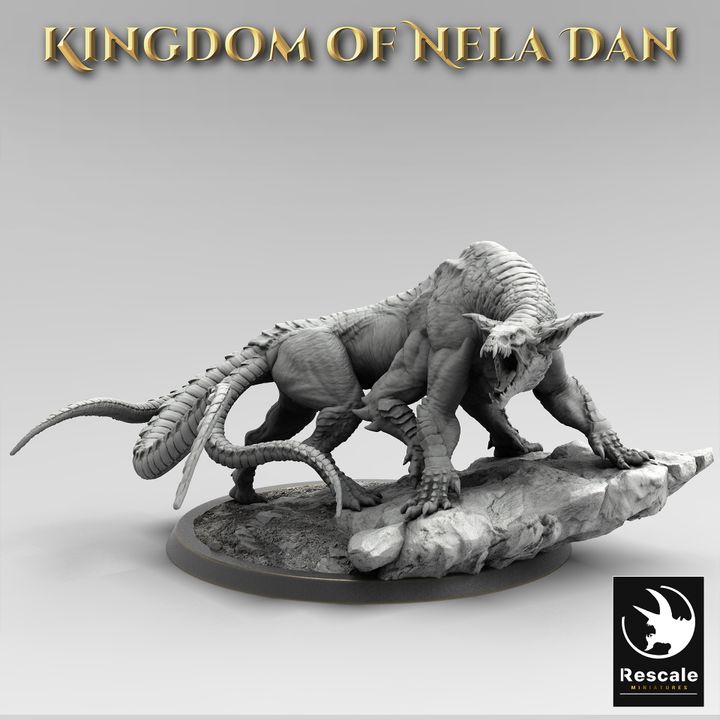 Collection Adaptive Wild Creature Armor | Large | Rescale Miniatures | D&D DnD Pathfinder Miniature