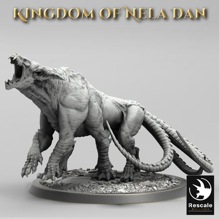 Collection Adaptive Wild Creature Armor | Large | Rescale Miniatures | D&D DnD Pathfinder Miniature