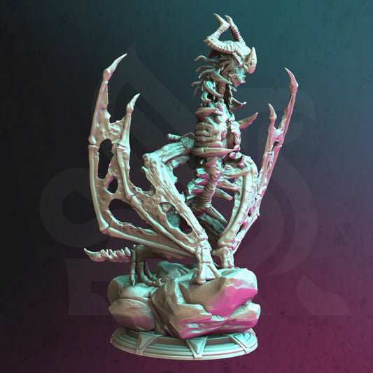Ancient Dracolich - Skildanir (100mm Base)