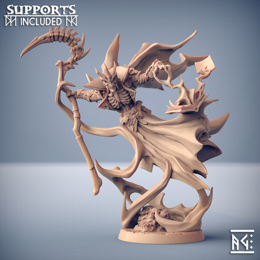Skulkator the Lich - Commanding (25mm Base)
