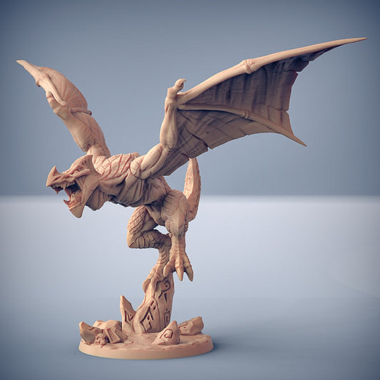 Sky-Terror Lizard - Soaring (75mm Base)